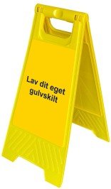 Gulvskilt -Gul