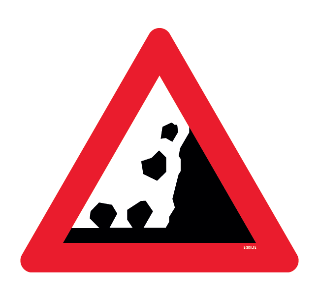 A34 - Stenskred skilt
