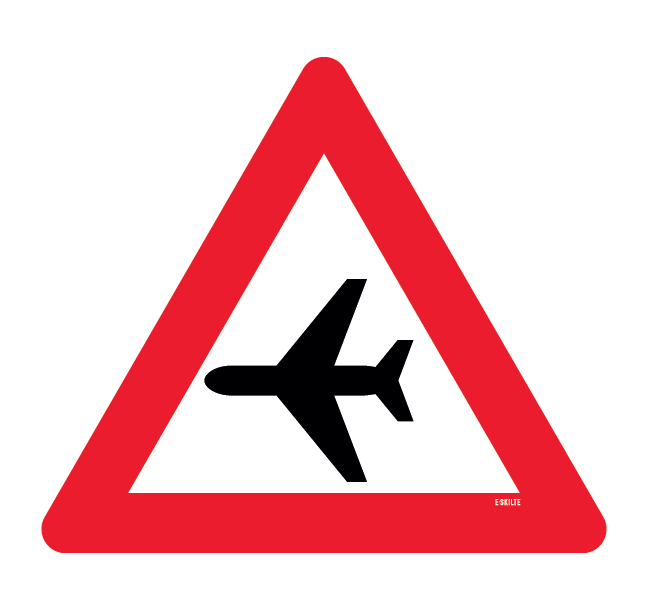 A96 - Lavtgående fly skilt