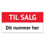 Til Salg skilt