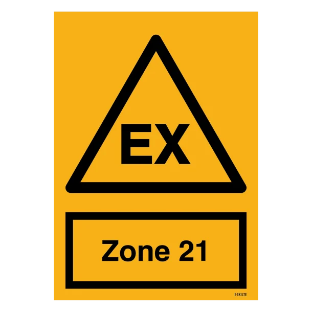 Advarselsskilt - EX Zone 21