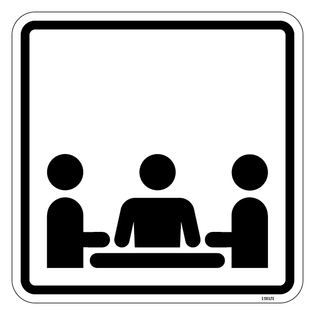 Møde Piktogram skilt