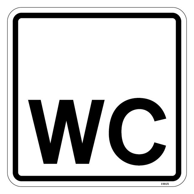 WC Piktogram skilt
