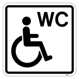 Handicap WC Piktogram skilt