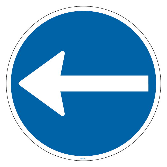 D11.2 Retnings pil Skilt