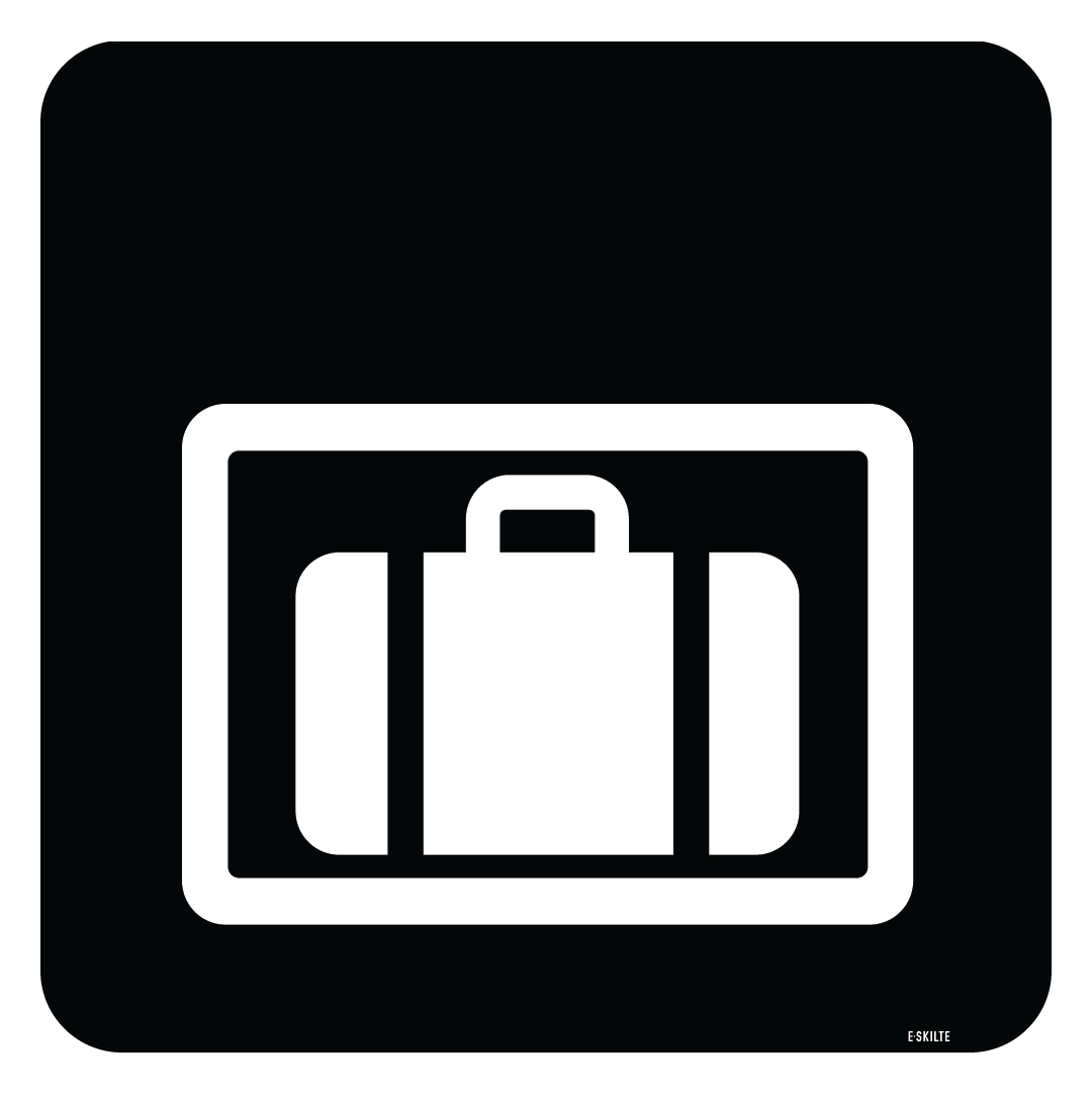 Bagagerum Piktogram skilt