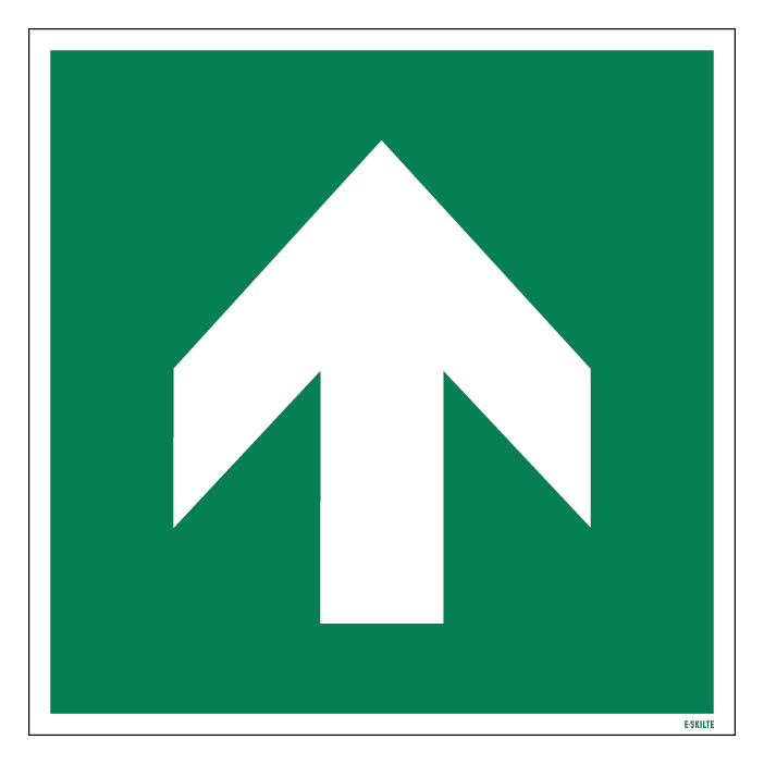 D4 ISO Pil mod op skilt