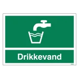 Drikkevand skilt