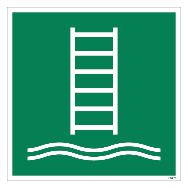 E053 Indskibnings stige skilt