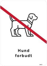 Hund forbudt