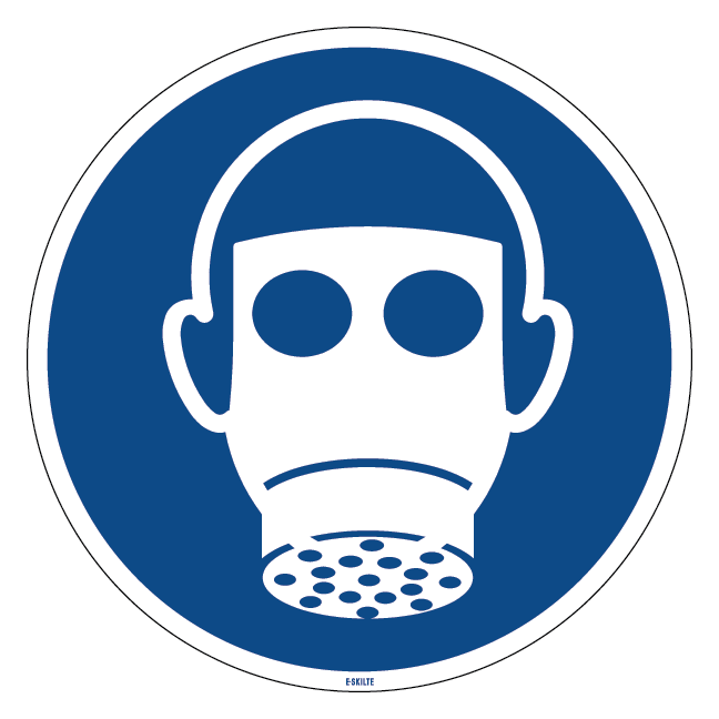 M017 Åndedrætsværn påbudt skilt