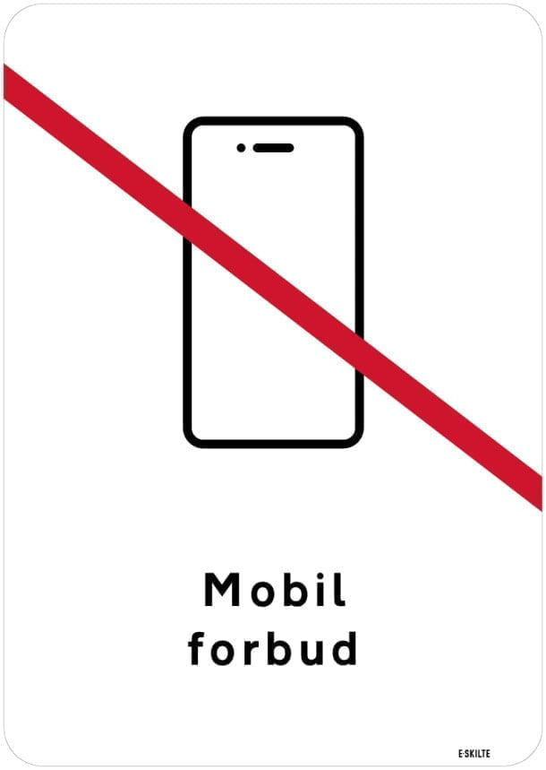 Mobil forbudt