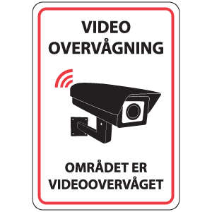 Overvågningsskilte