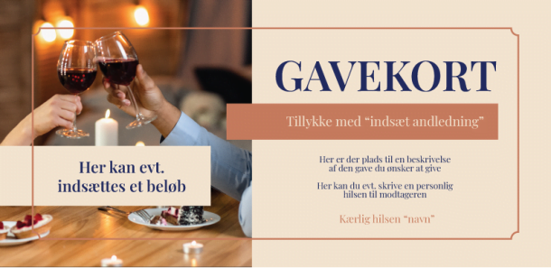 Middags gavekort