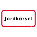 UA31,2 - Jordkørsel skilt