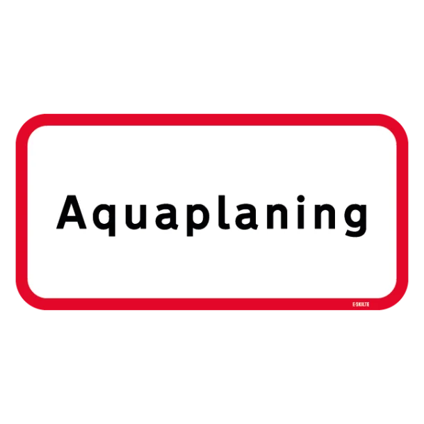 UA31-4 - Aquaplaning skilt