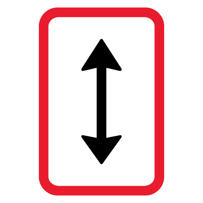 UC60,1 - Retningspil skilt