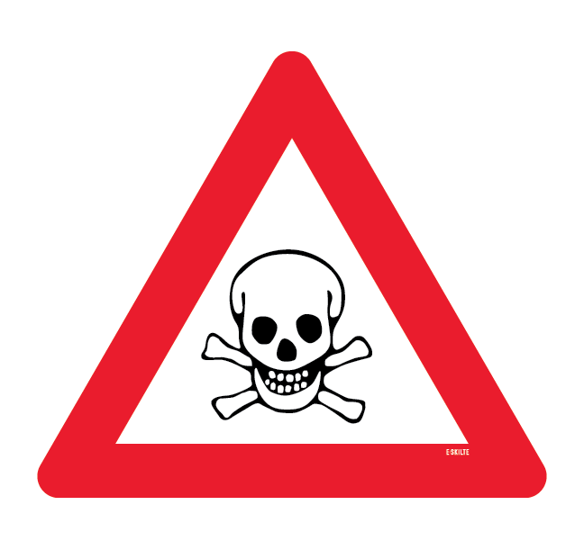 Advarselsskilt - Giftstoffer