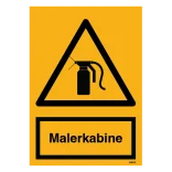 Malerkabine skilt