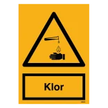 Klor Advarselsskilt