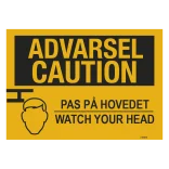 Advarsel Caution advarsel skilt