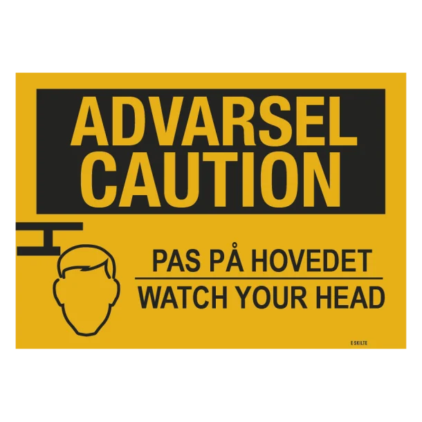 Advarsel Caution advarsel skilt