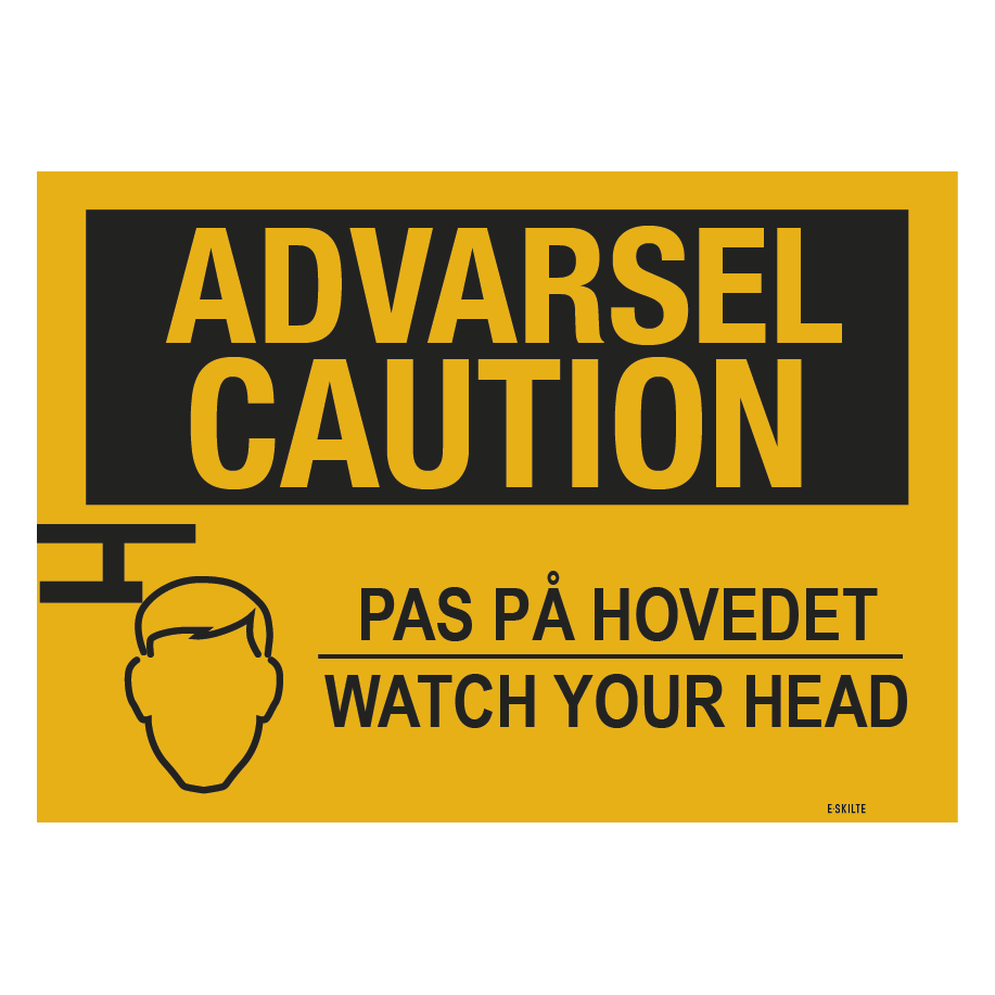 Advarsel Caution advarsel skilt