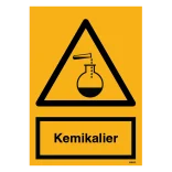 Kemikalier. Advarselsskilt