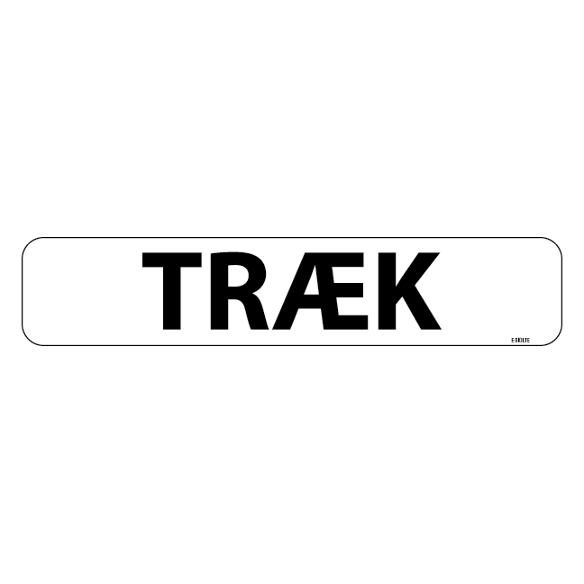 Træk rød pil Ned. Dør skilt