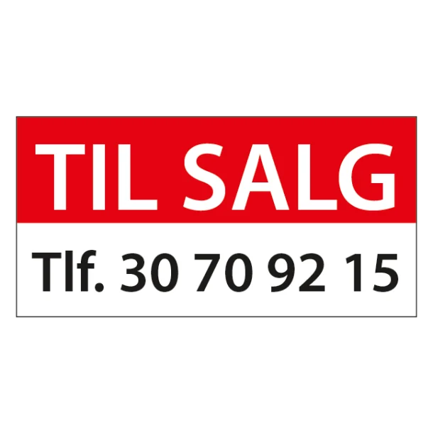 Til salg2. Skilt