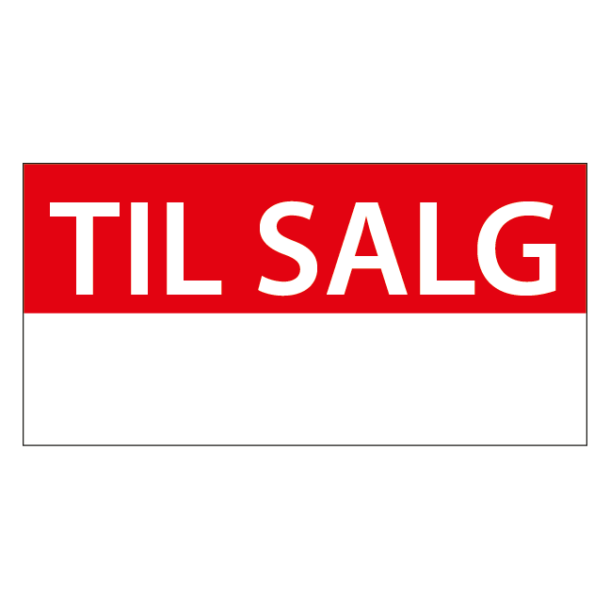 Til salg2 skilt - Image 2