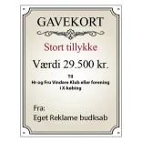 Stort Gavekort