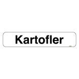 Kartofler skilt