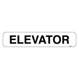 Elevator skilt