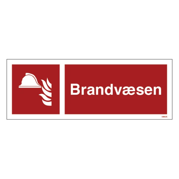 Brandvæsen skilt