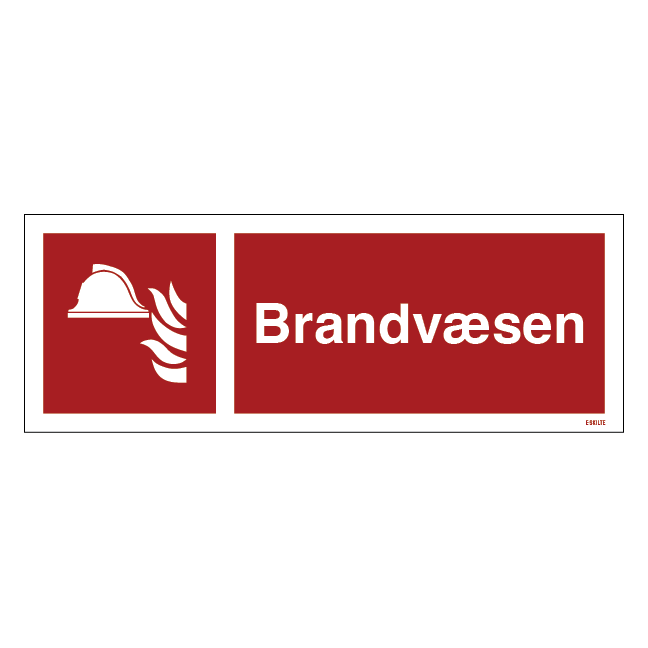 Brandvæsen skilt