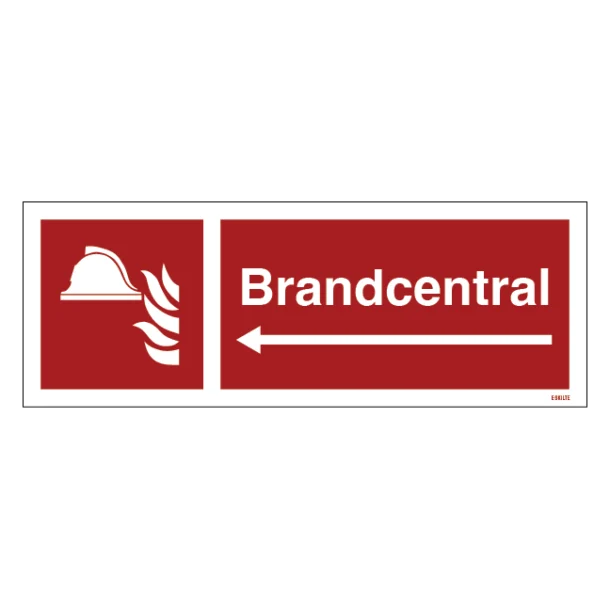 Brandcentral skilt