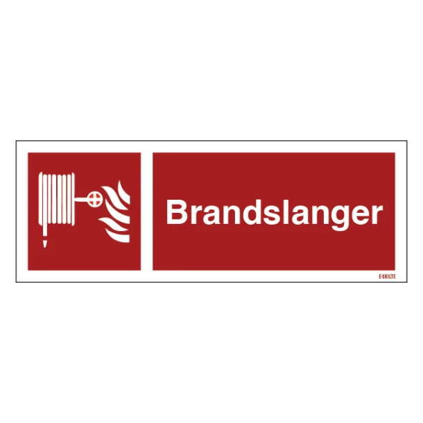 Brandslanger Brandskilt