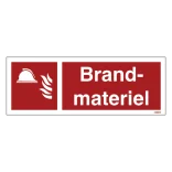 Brandmaterial Brandskilt