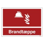 Brandtæppe Brandskilt