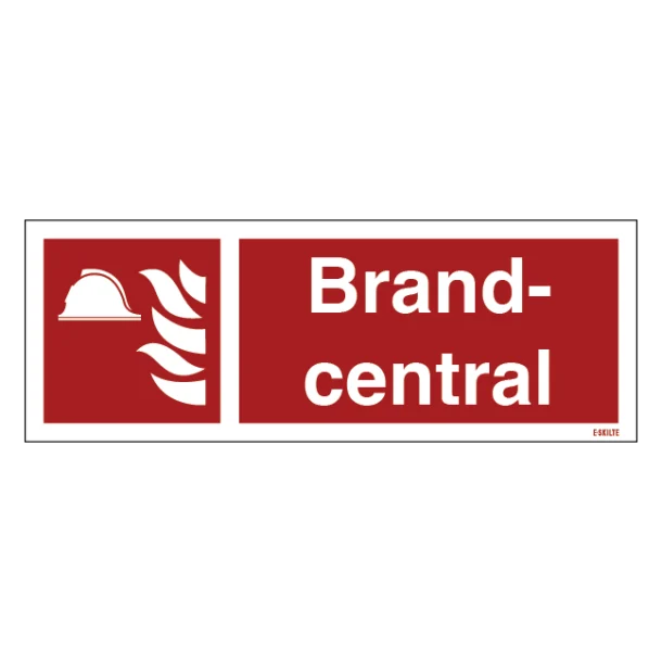 Brandcentral Brandskilt