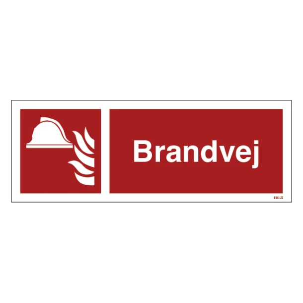 Brandvej: Brandskilt