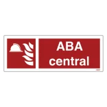 ABA Central brandskilt