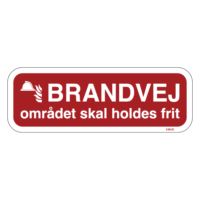 Brandvej området skal holdes frit skilt