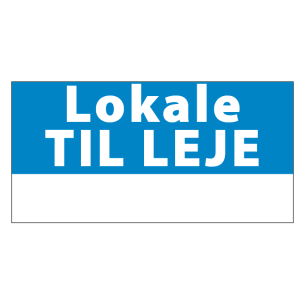 Lokale til leje skilt - Image 2