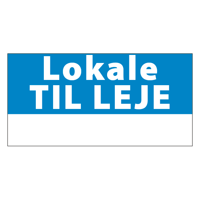 Lokale til leje skilt - Billede 2
