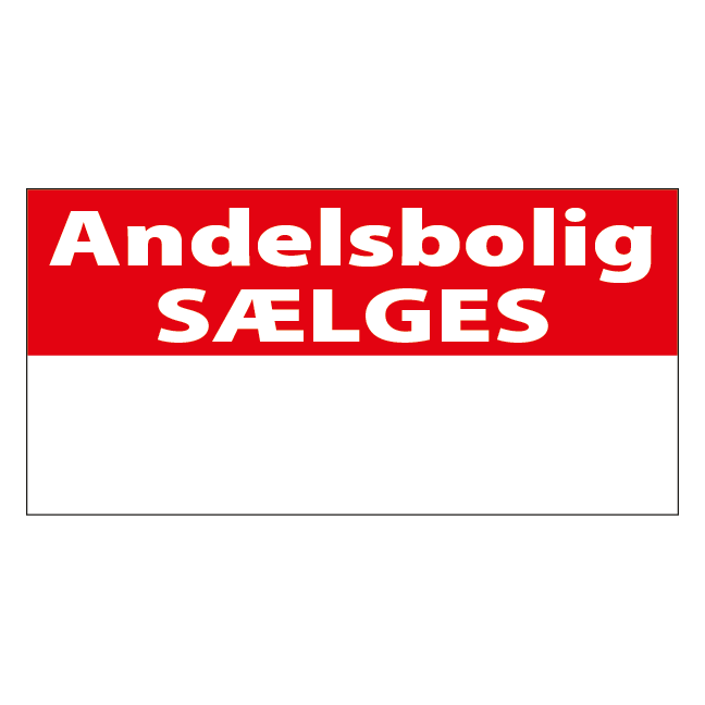 Andelsbolig sælges skilt - Billede 2