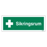 Sikringsrum Skilt