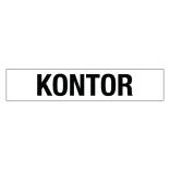 Kontor . Bygningsskilt