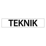 Teknik. Bygningsskilt